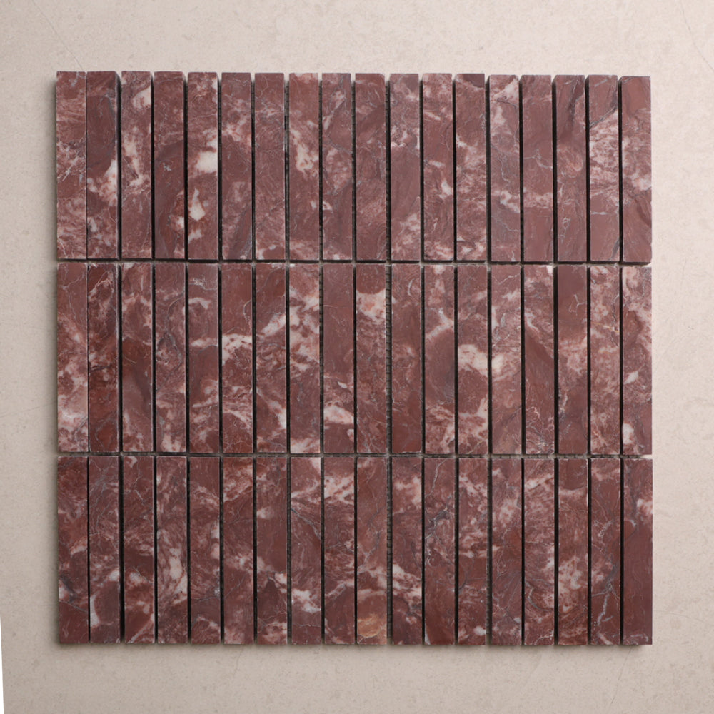 Stack Regal Purple Marble Mosaic 305x298 mm