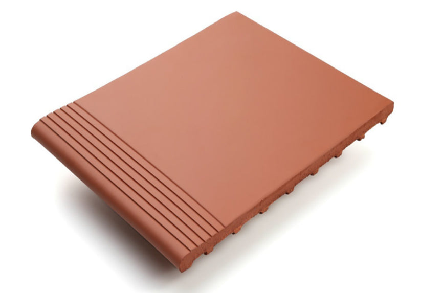 Alice Red Terracotta Steptread 300x300mm