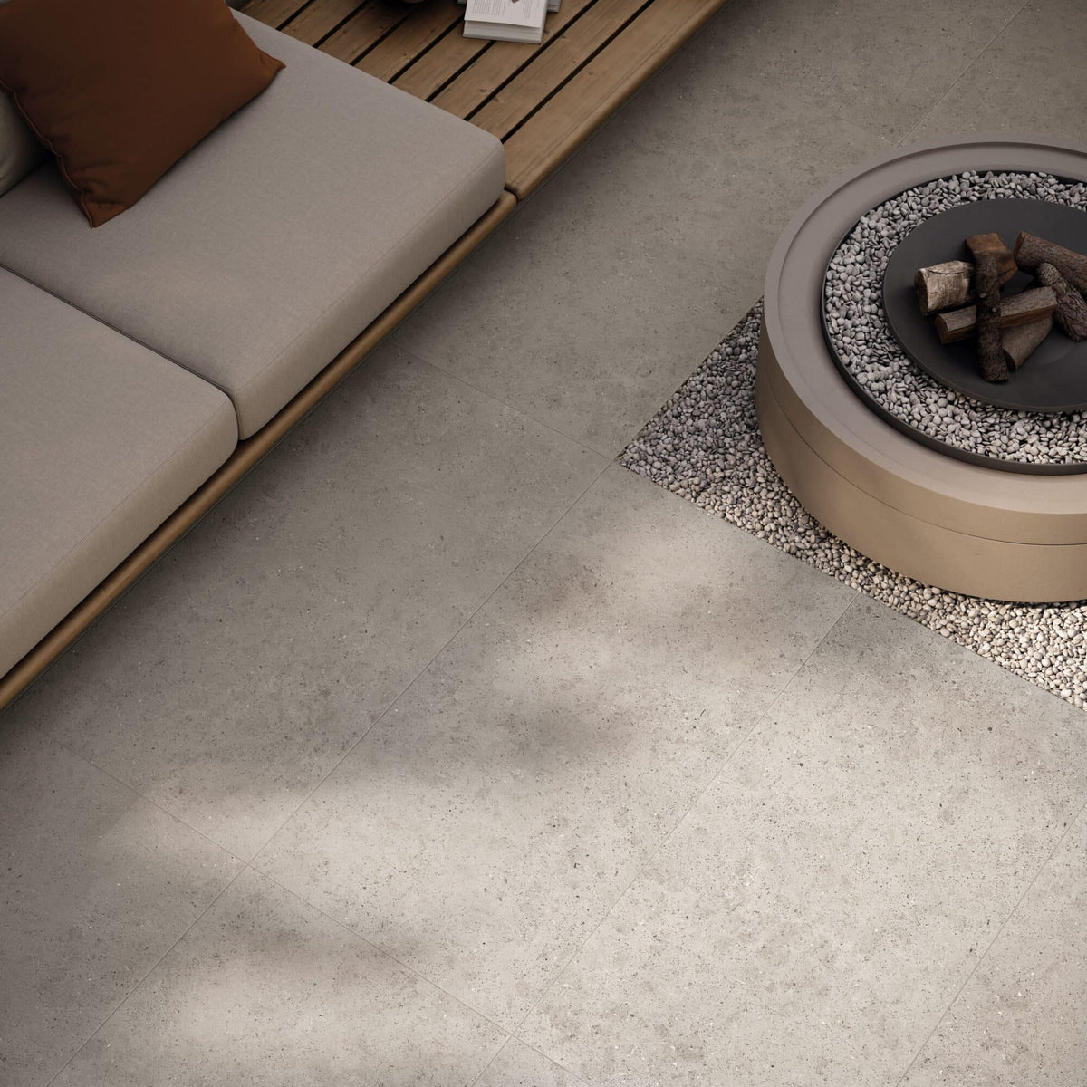Moonlit Stone Look Porcelain Floor & Wall Tile