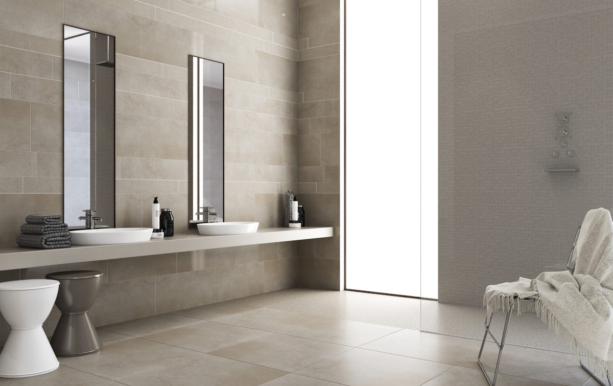 Surfaces 2.0 Porcelain Floor & Wall Tile 300x600 | Matt & Lappato Finish in Sand