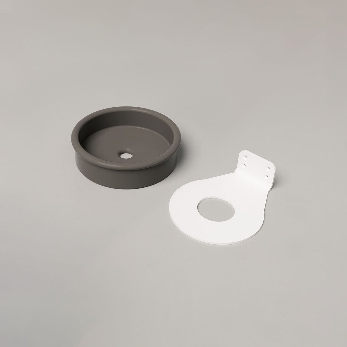 Nood Co Tubb Concrete Basin in Mid Tone Grey | Nood Co