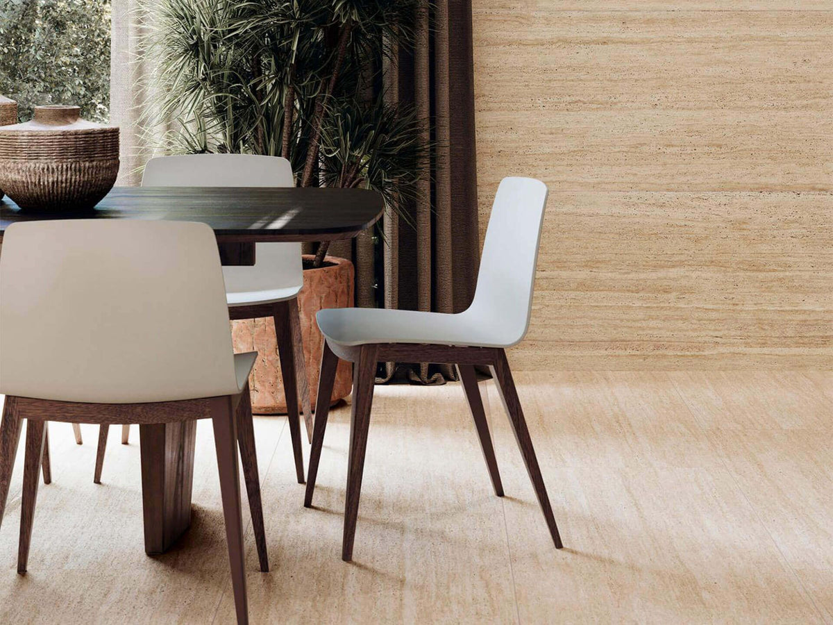 Porcelanosa Taranto Marfil Marble Effect Wall Tile 596 × 1500 mm – Matt & 3D / Texture finish