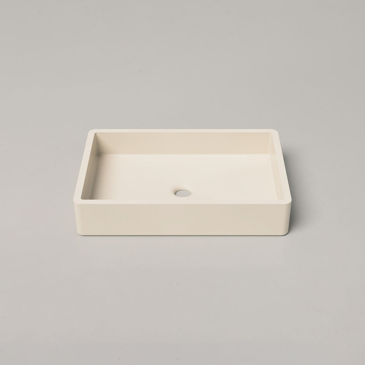 Nood Co Vesl Rectangle Concrete Basin in Wheat | Nood Co
