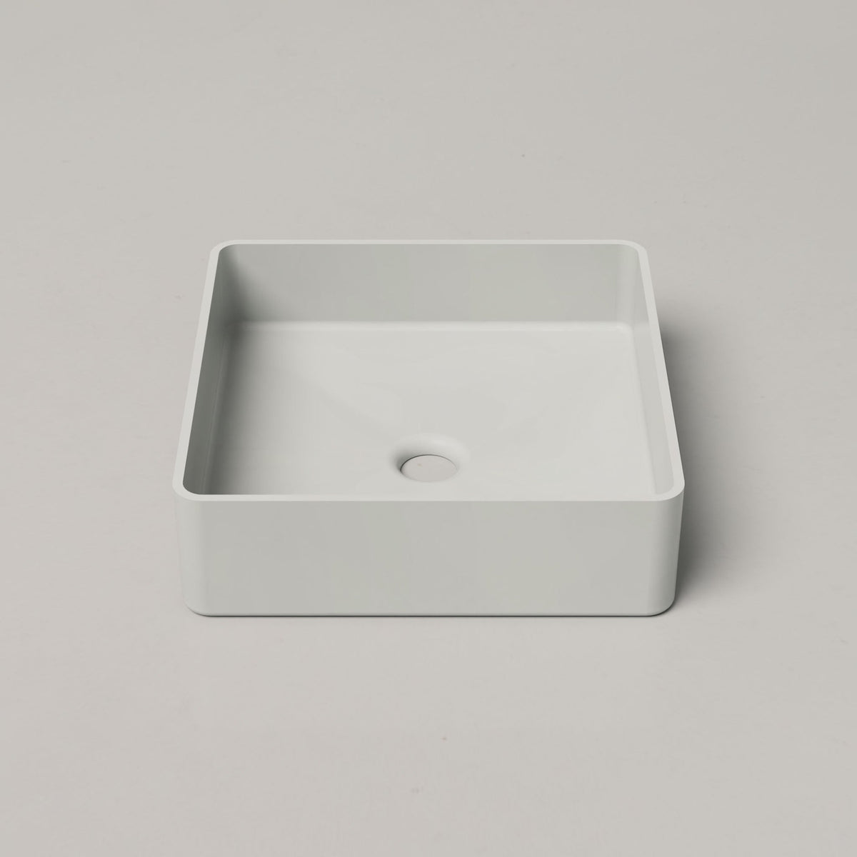 Nood Co Vesl Square Concrete Basin in Cloud | Nood Co