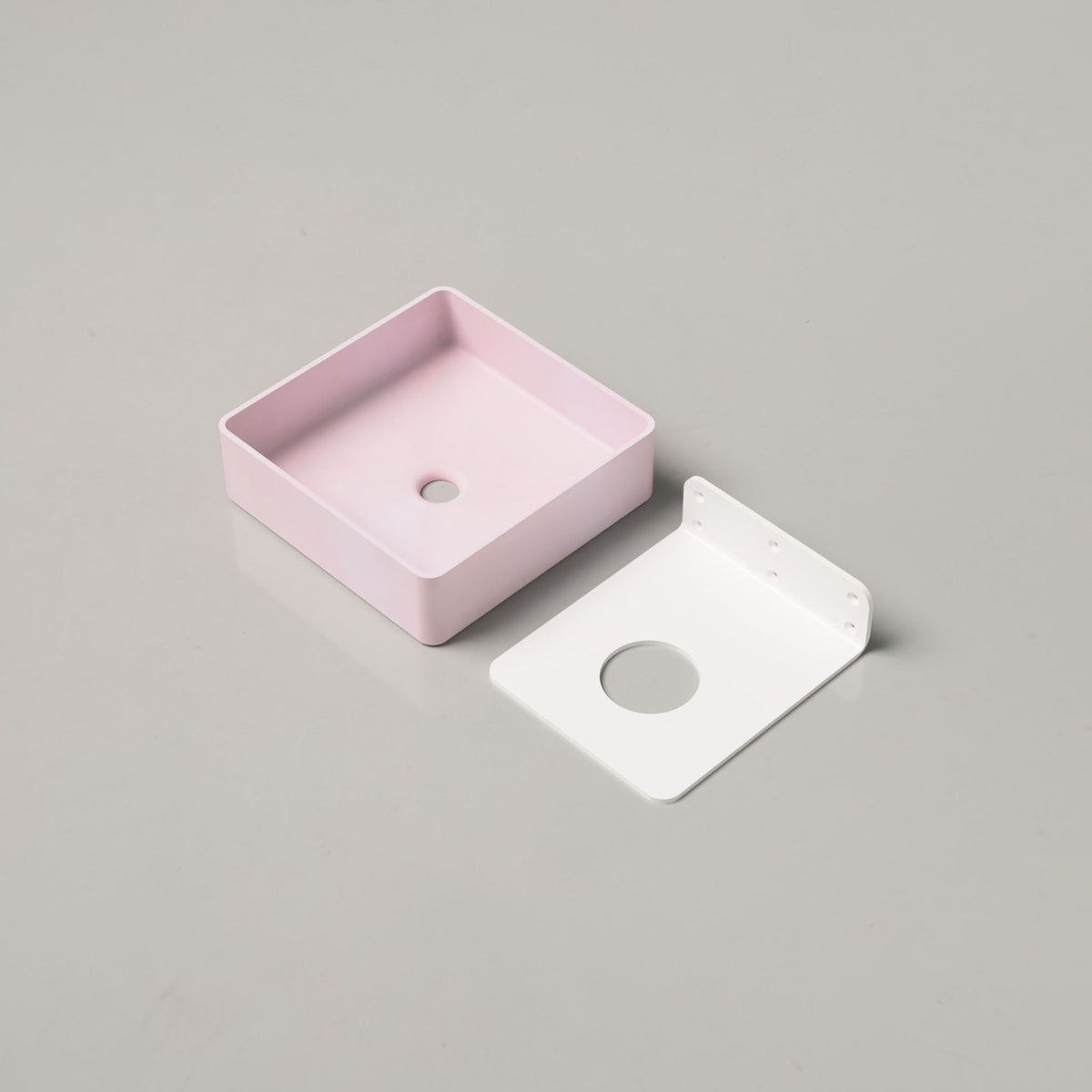 Nood Co Vesl Square Concrete Basin in Lilly Pilly | Nood Co
