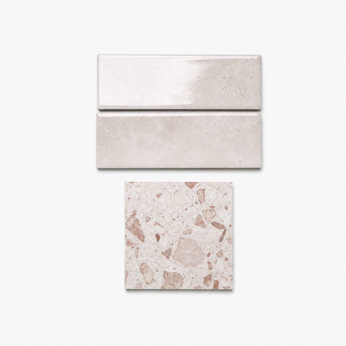 Terrazzo Rosso Crema & Linen Subway Sample Pack