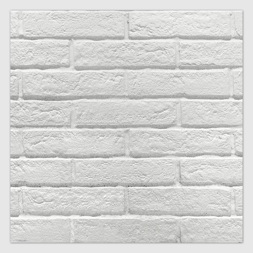 New York Brick Look Tile in White, Matt finish