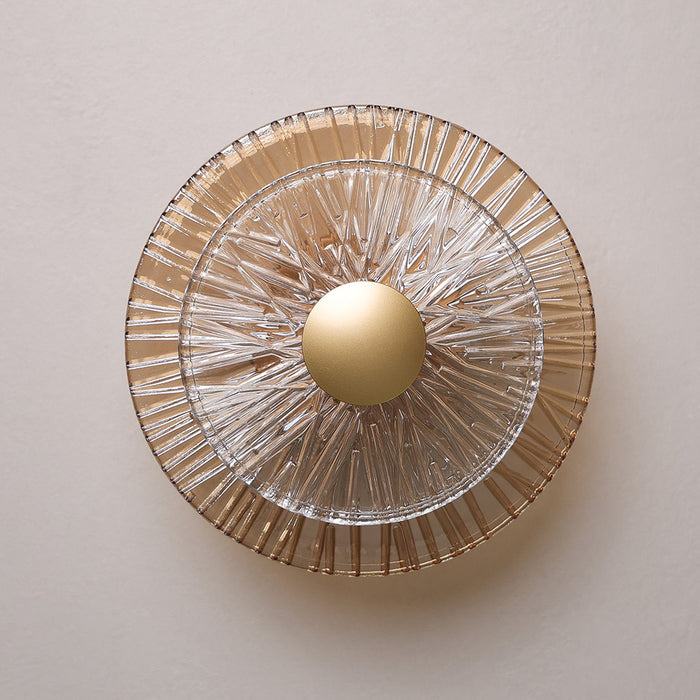 Lunara Natale Wall Sconce Light in Brass Gold