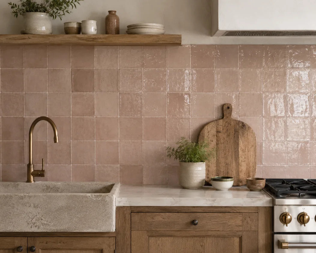 Zellige Handmade Glazed Tile | Square, Mini & Bejmat