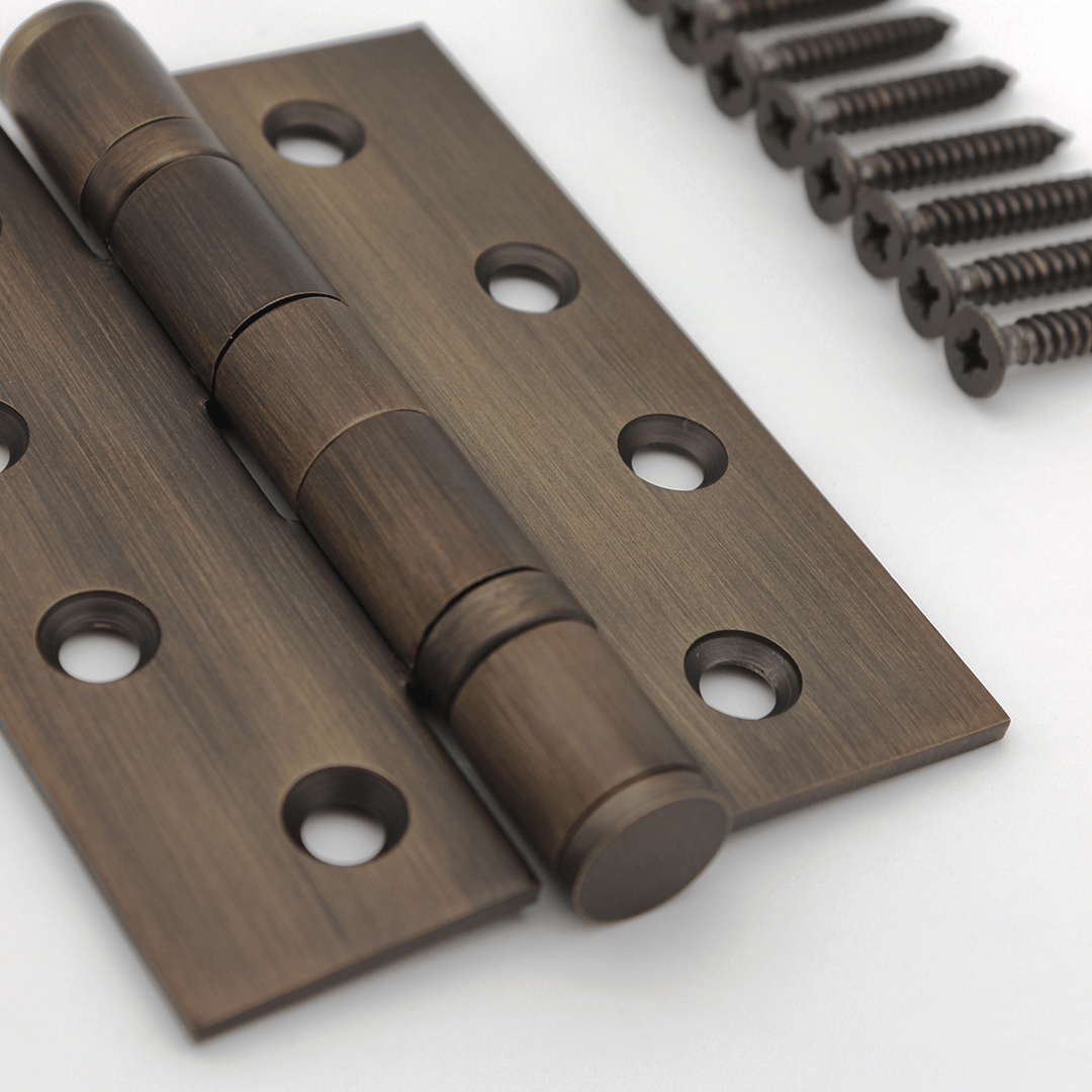 Door Hinge in Aged Bronze | Zephra