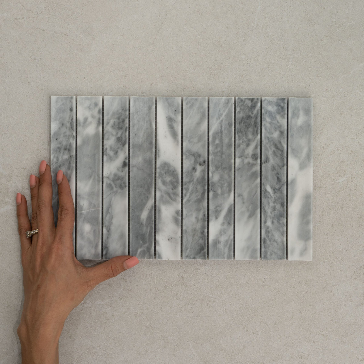 Apollo Natural Stone Concave Mosaic