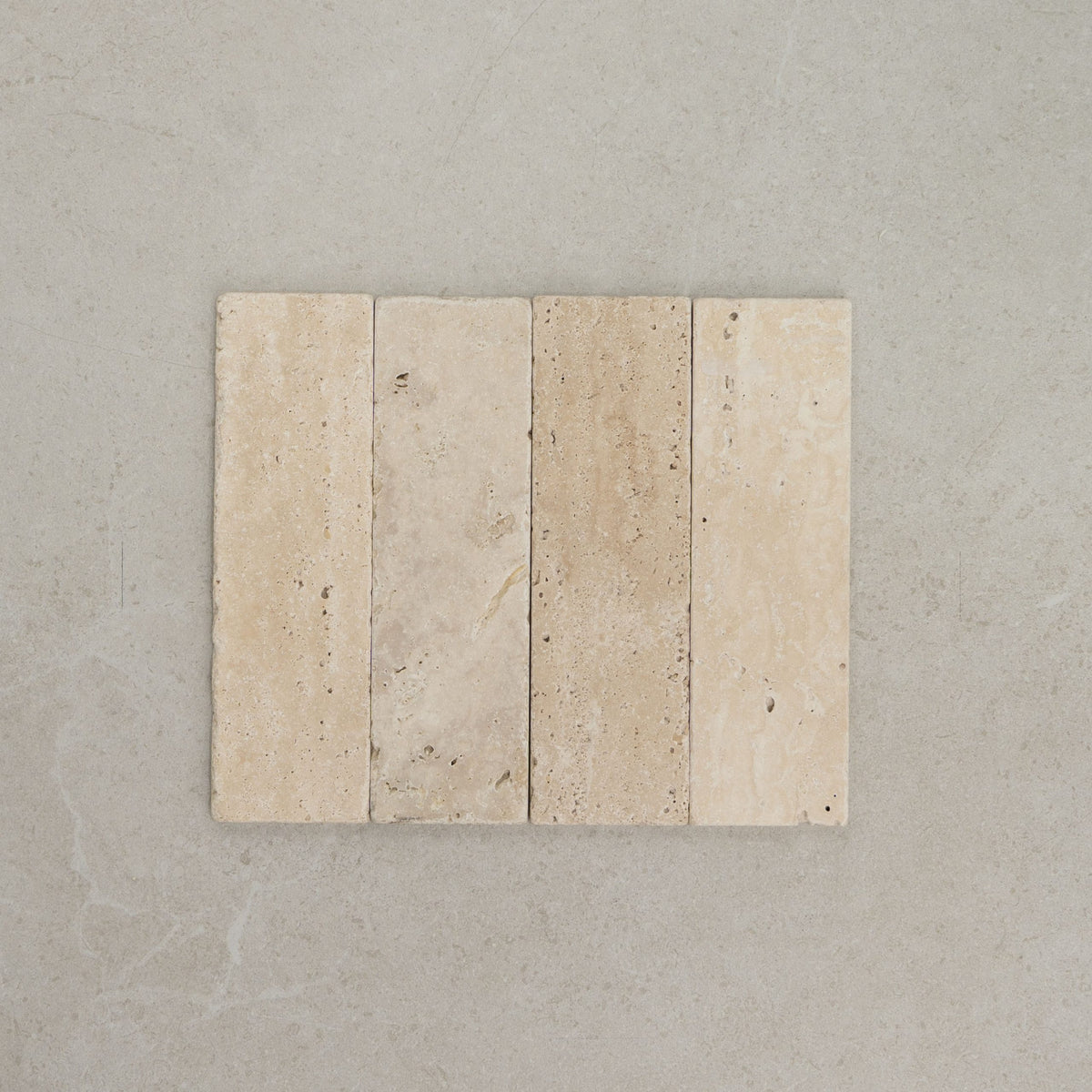 Apollo Natural Stone Subway Tile 60x200mm in Navona, Tumbled finish