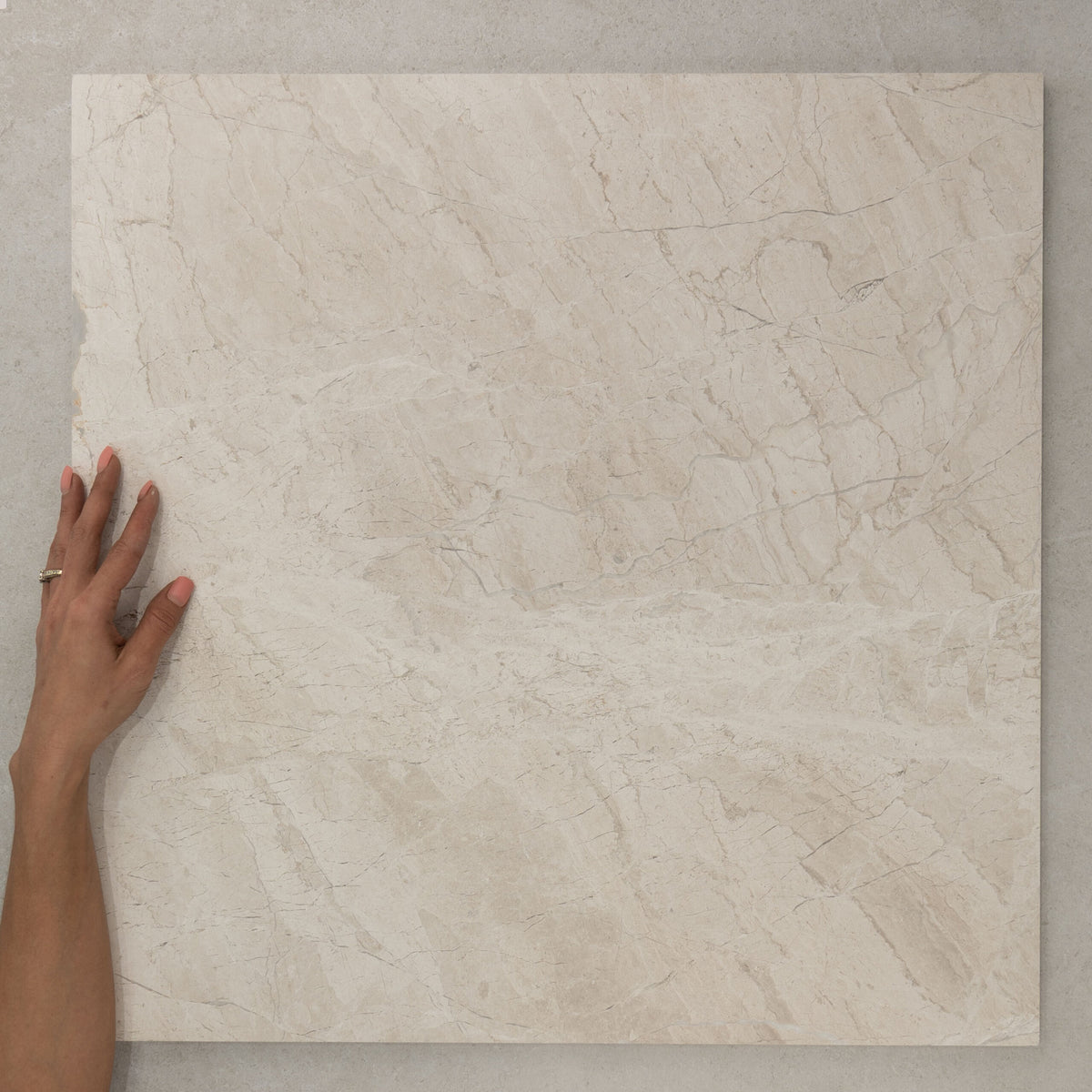 Bianco Chiaro Honed Marble Indoor Floor and Wall Tile in Bianca Chiaro