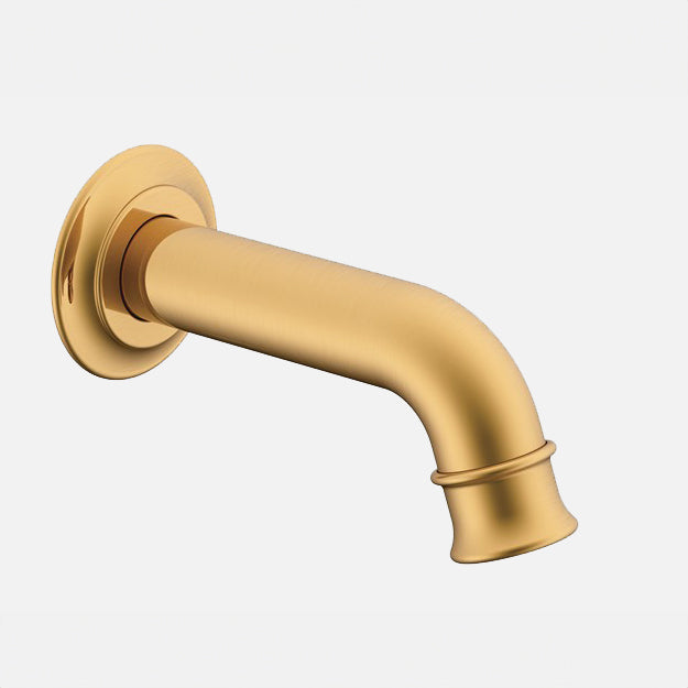 Eternal Mini Wall Spout in Brushed Brass | ADP #Colour_Brushed Brass