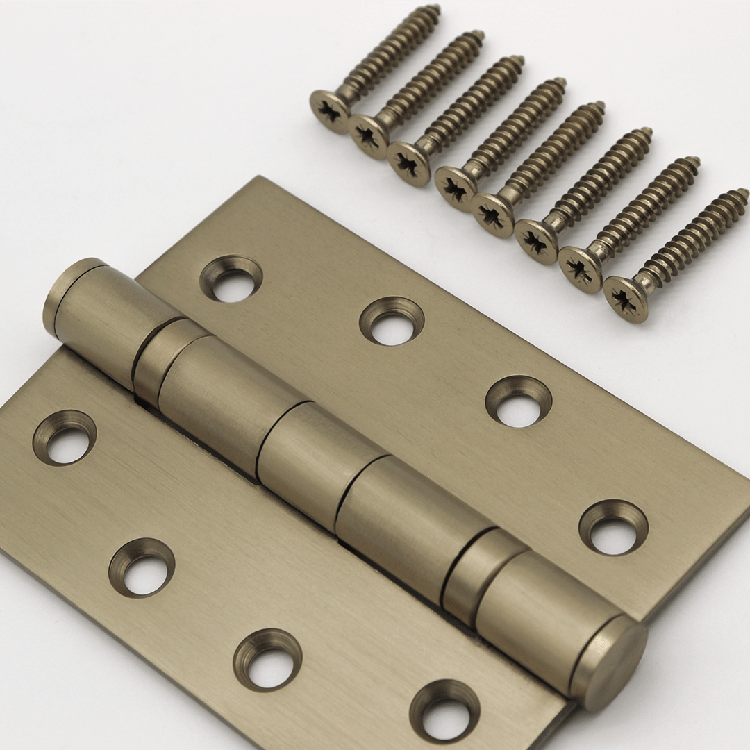 Door Hinge in Brushed Gold | Zephra