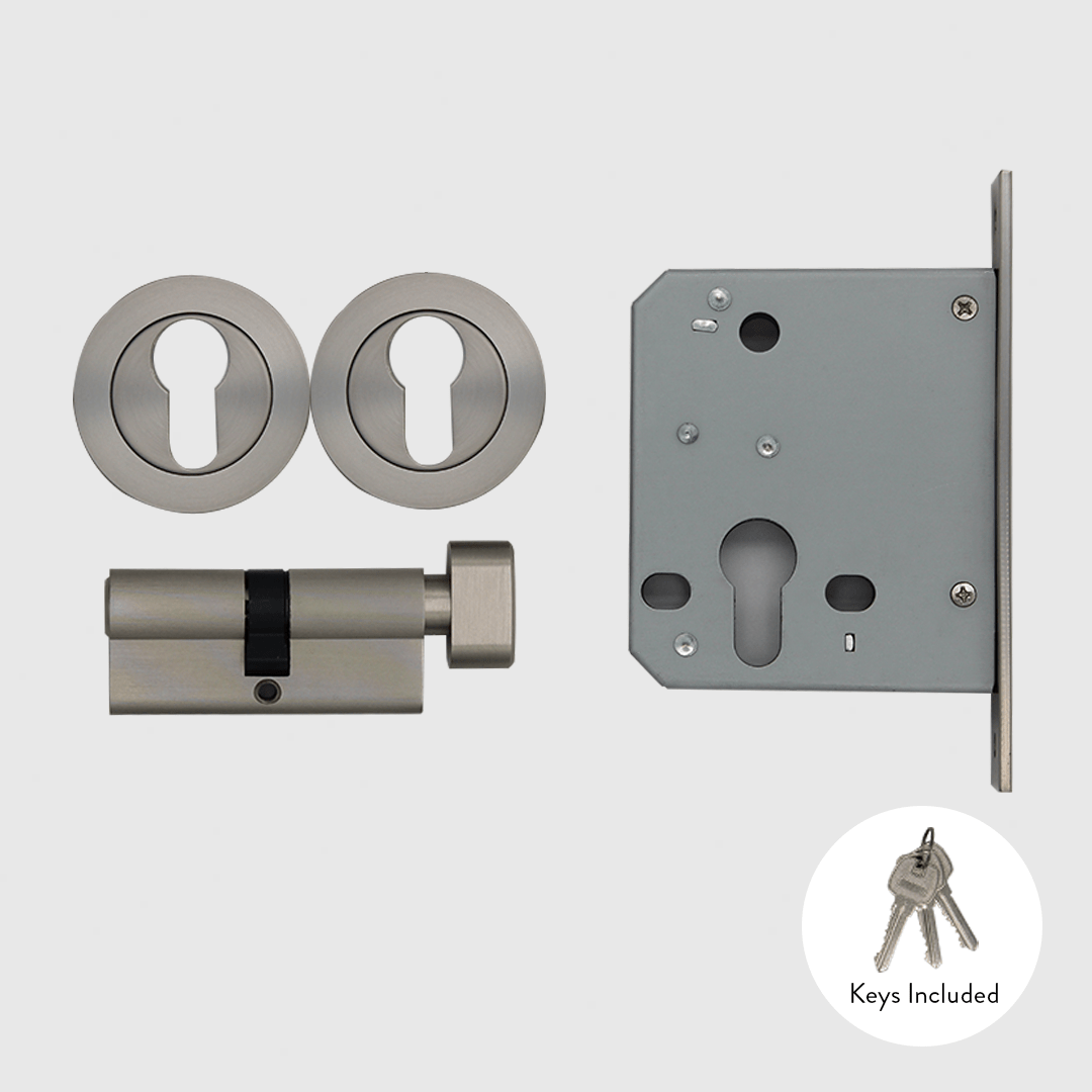 Brushed Nickel - Mortice Lock