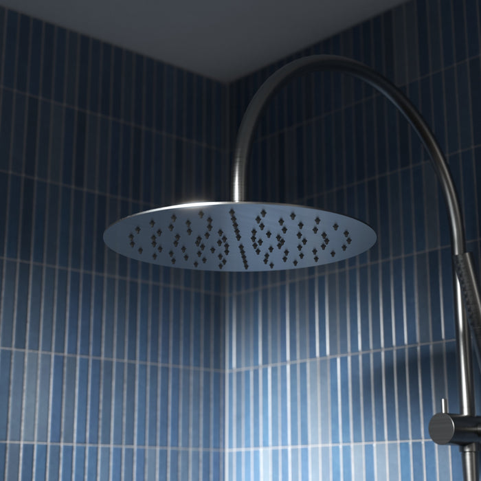 Liano II Rail Shower with Overhead in Chrome | Caroma #Colour_Chrome