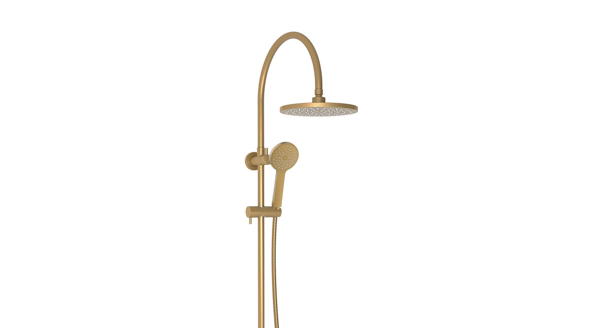 Brushed Brass - Soul Classic Gooseneck Shower Set