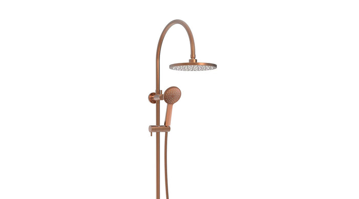 Soul Classic Gooseneck Shower Set in Brushed Copper | ADP #Colour_Brushed Copper
