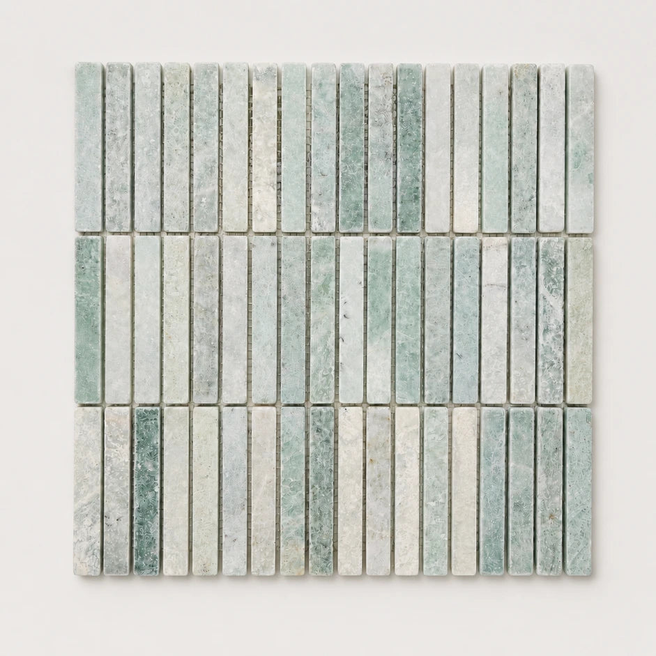 Stack Mint Tumbled Marble Mosaic