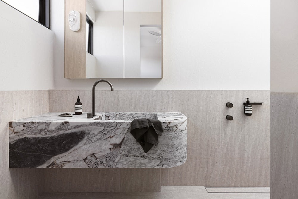 ABI Interiors tapware in the Halo project bathroom