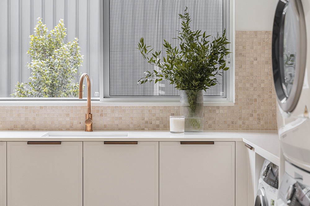 ABI Interiors tapware in the Palm Hill project bathroom