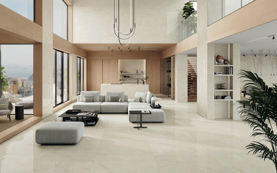Atlas Concorde Marvel Onyx White porcelain tile