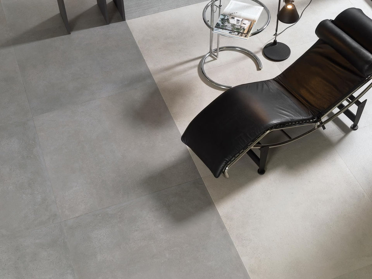 Porcelanosa ceramic surfaces in a contemporary interior