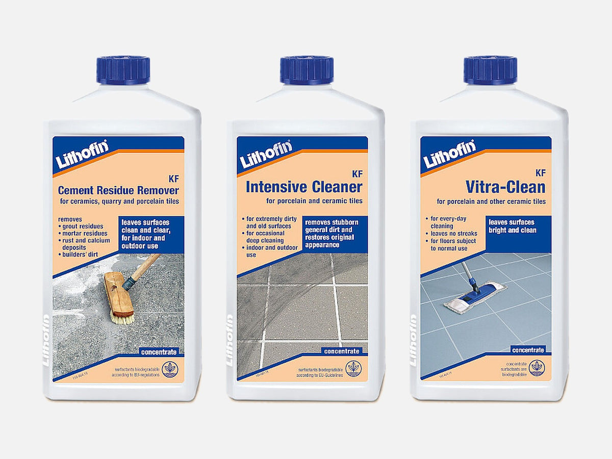 Lithofin KF Cement Residue Remover, Intensive Cleaner and Vitra-Clean