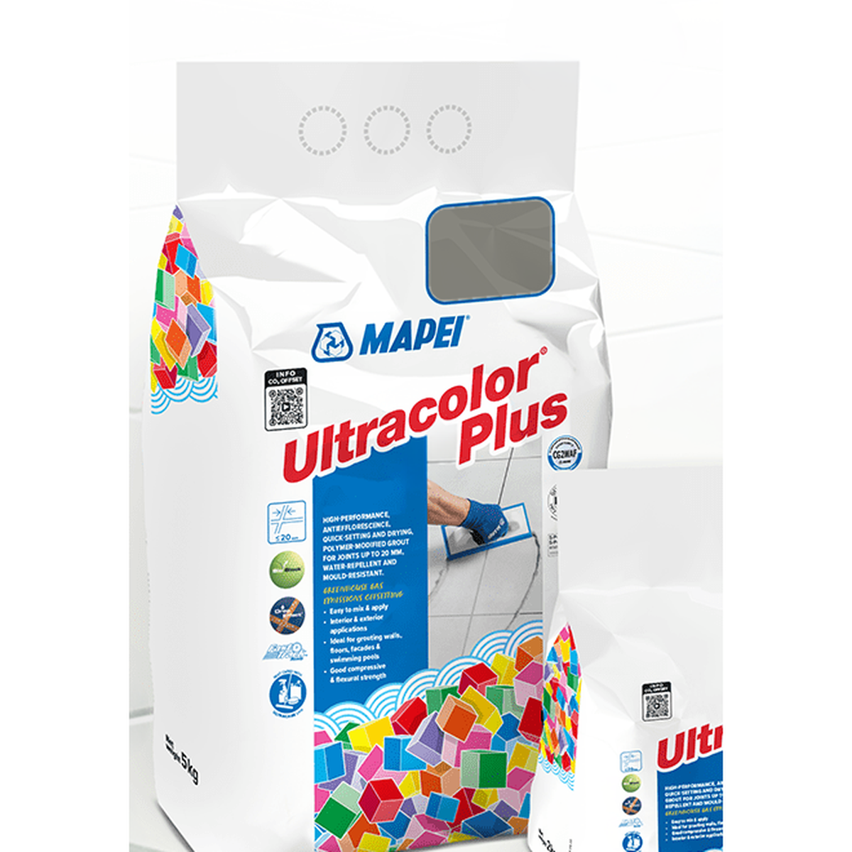 113 Cement Grey - Mapei Ultracolor Plus Grout 5kg