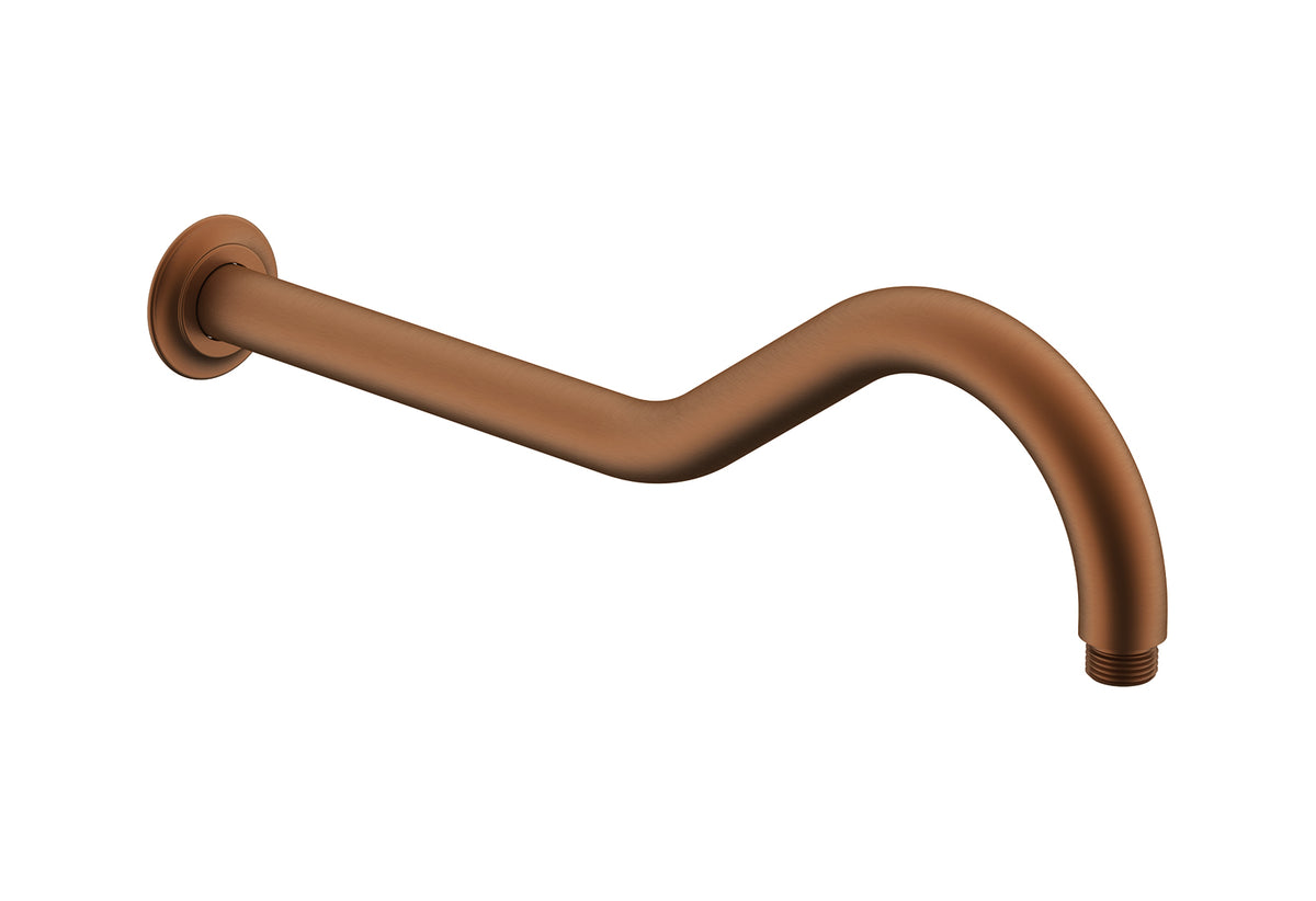 Brushed Copper - Eternal Shower Arm 400mm