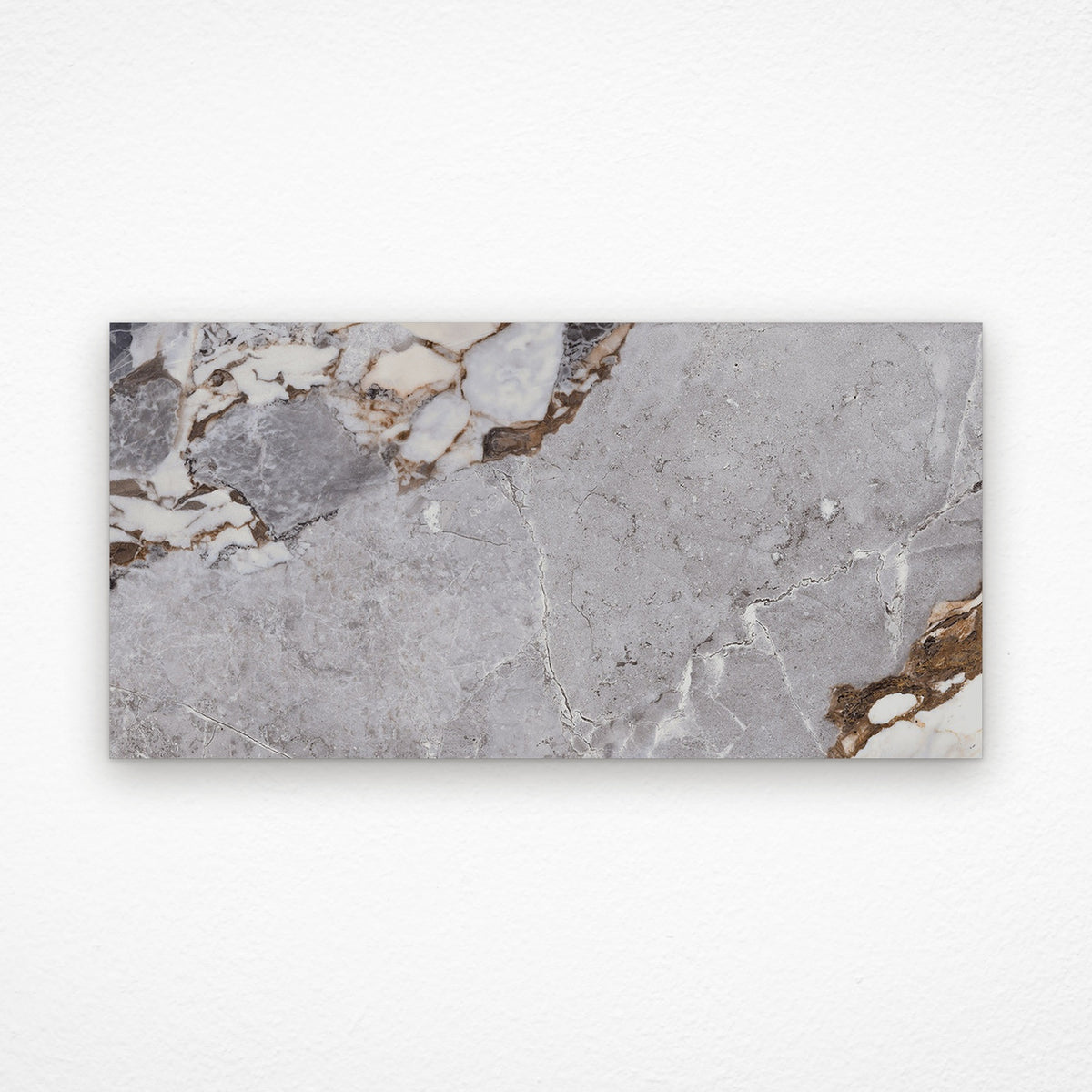 Unico Grey Marble Look Italian Porcelain Floor & Wall Tile