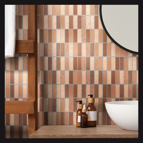 Muretti Terracotta Brick Look Wall Tile | Mediterranean Style Subway Tile