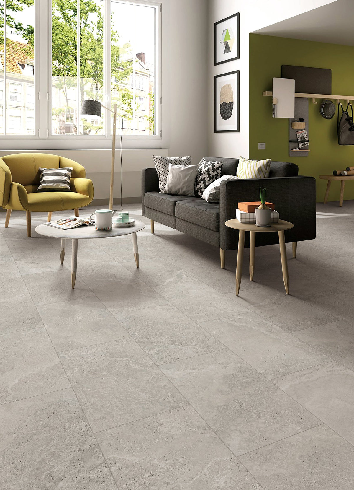 Crown Travertine Porcelain Tile | Travertine Look Floor & Wall Tile