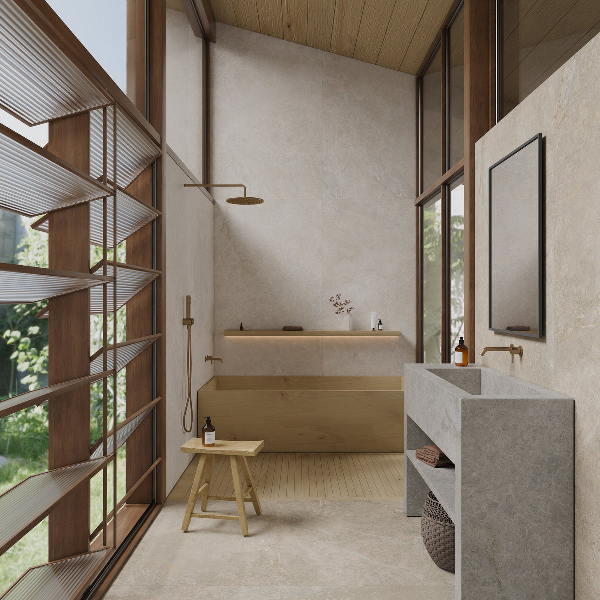 Arctic Tundra Stone Look Porcelain Floor & Wall Tile