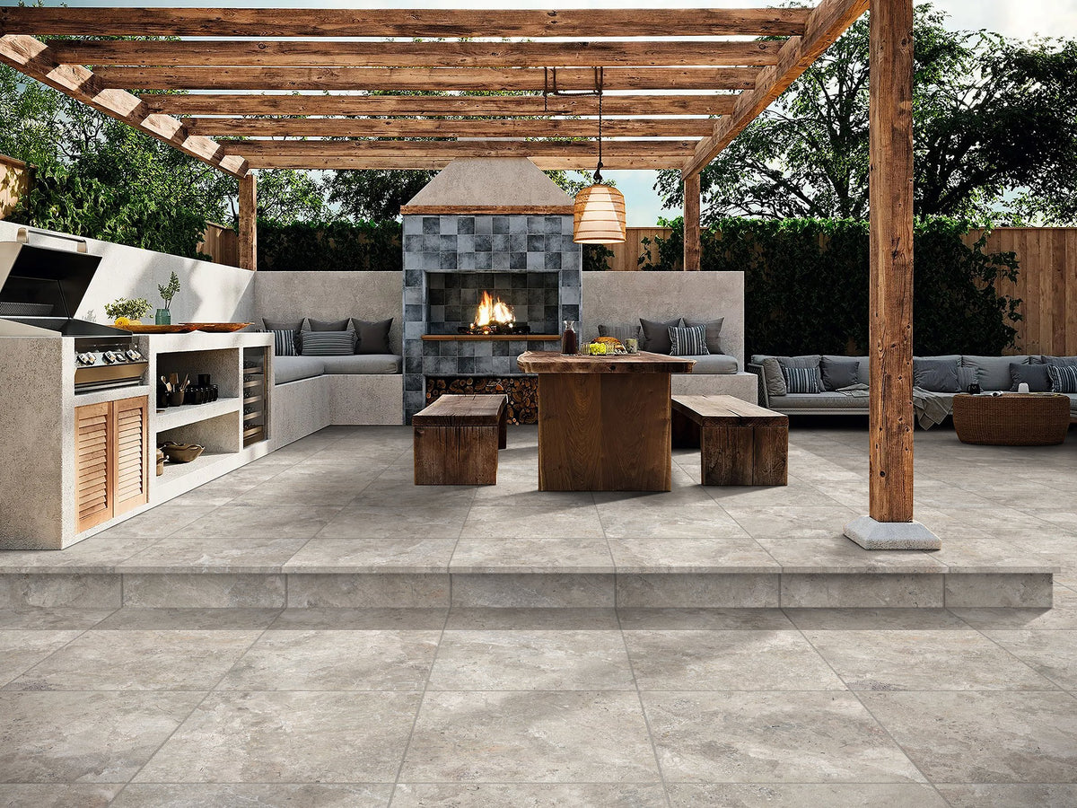 Karst-Stone Limestone Look Porcelain Floor & Wall Tile