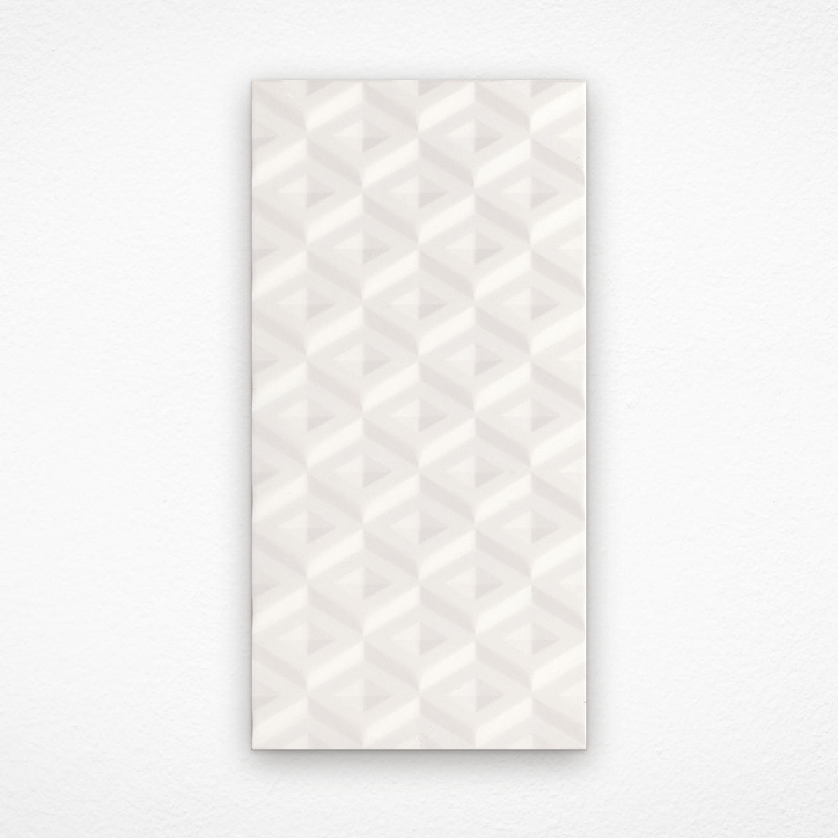 Winter Structured Gloss White Wall Tile 300x600