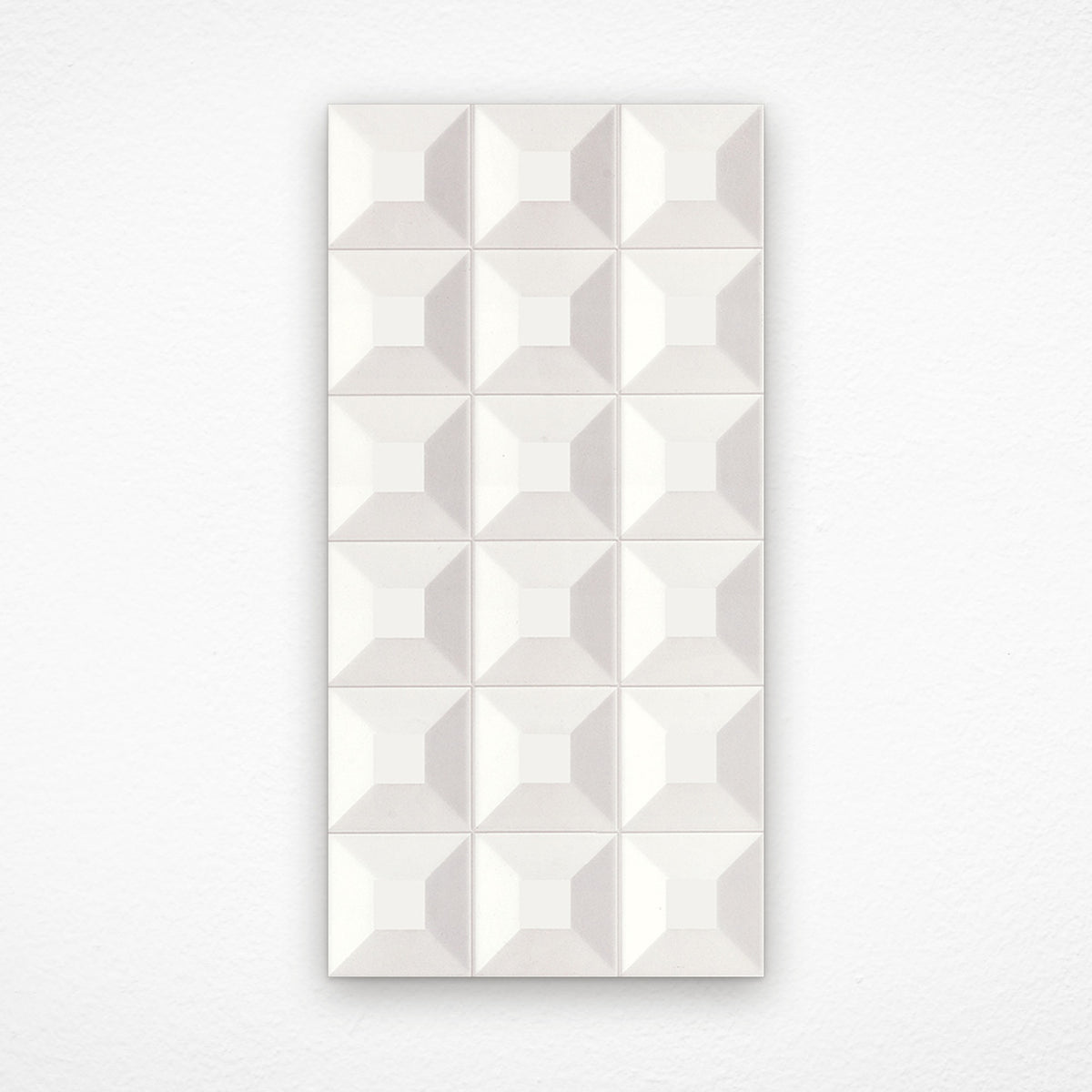 Winter Structured Gloss White Wall Tile 300x600