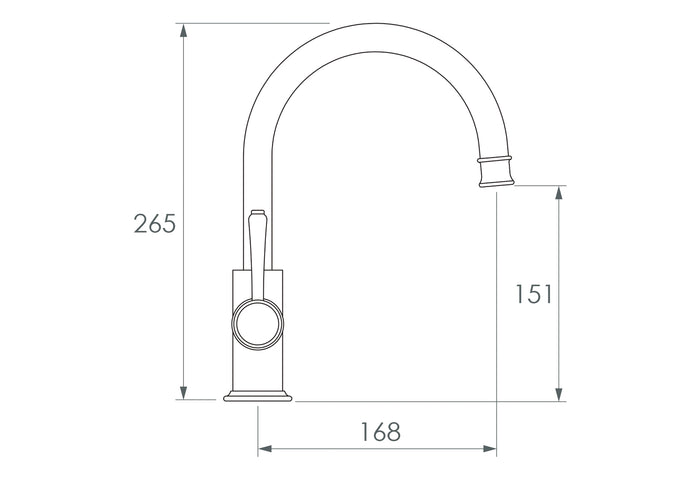 Eternal Gooseneck Basin Mixer | ADP