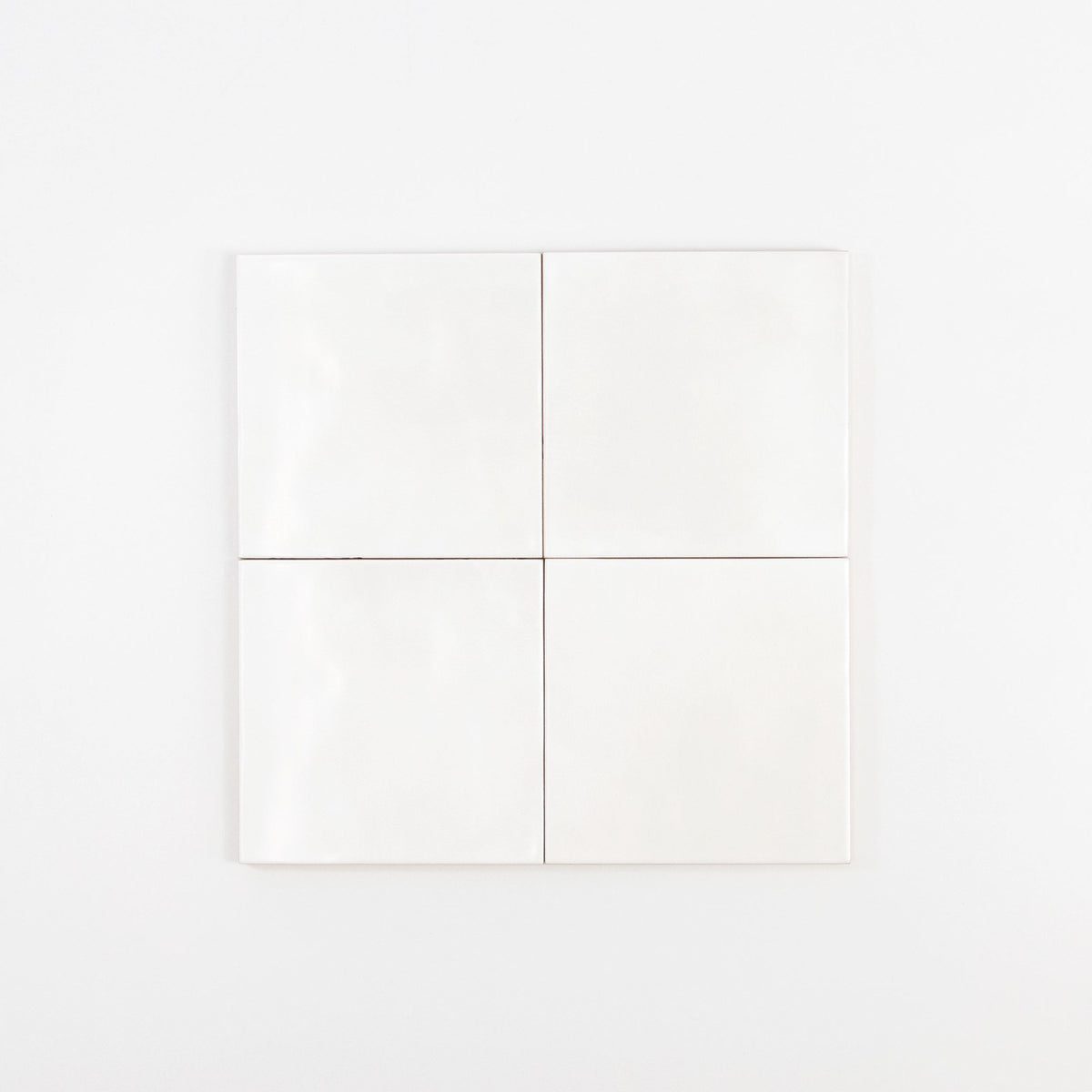 Gouache Nuage ceramic wall tile, 155 x 155 Satin, four tiles