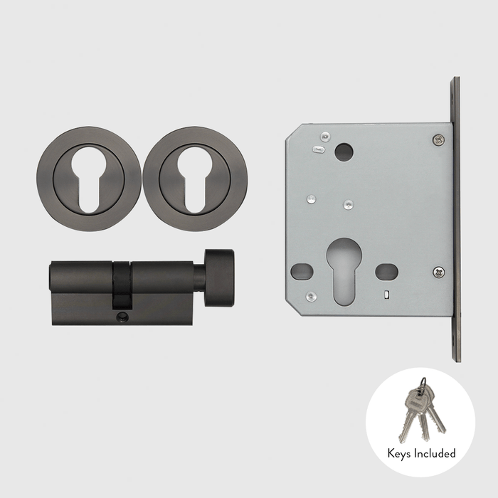 Mortice Lock in Gunmetal | Zephra #Finish_Gunmetal