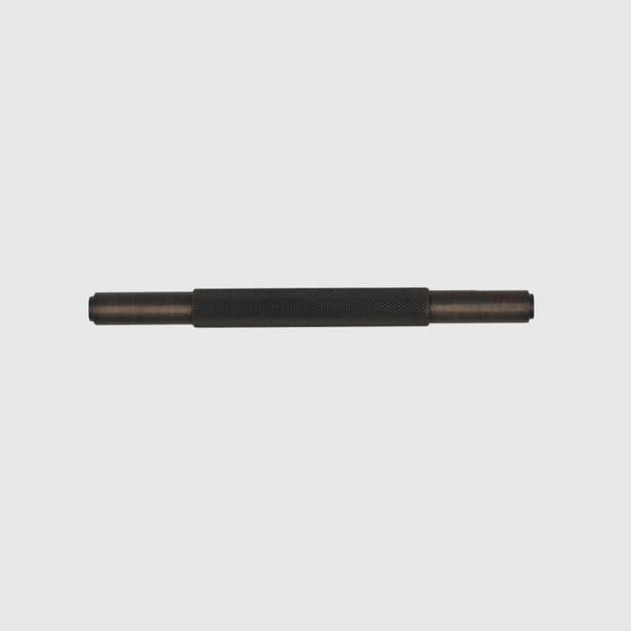 Knurled Cabinet Handle in Aged Bronze | Zephra #Finish_Aged Bronze