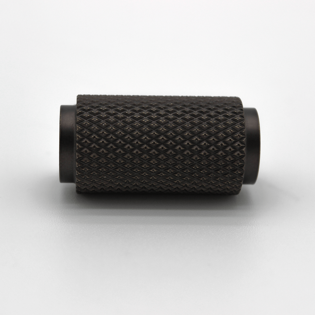 Knurled Cabinet Knob in Aged Bronze | Zephra
