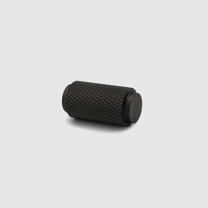 Knurled Cabinet Knob in Aged Bronze | Zephra #Finish_Aged Bronze