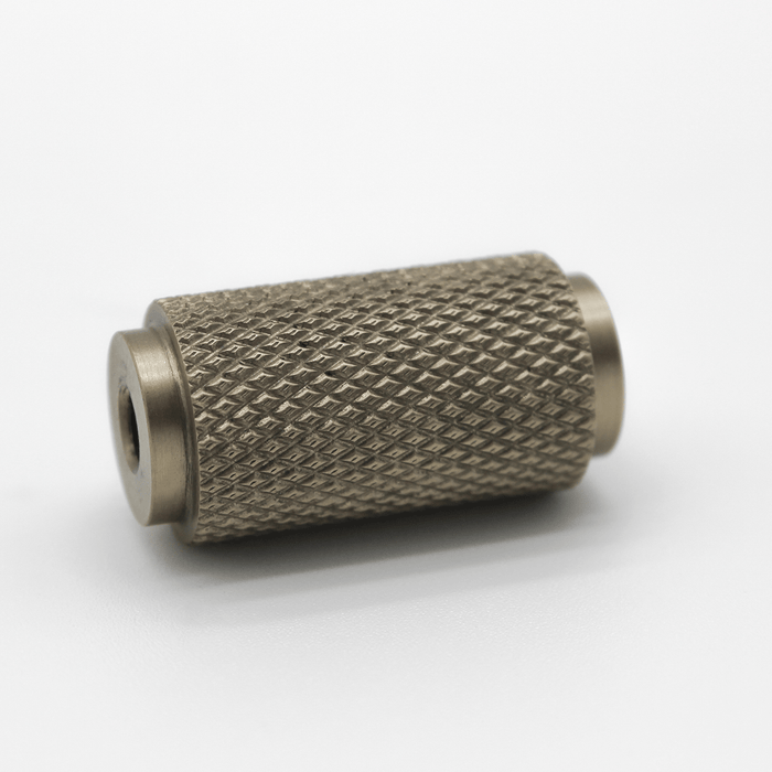 Knurled Cabinet Knob in Brushed Gold | Zephra #Finish_Brushed Gold
