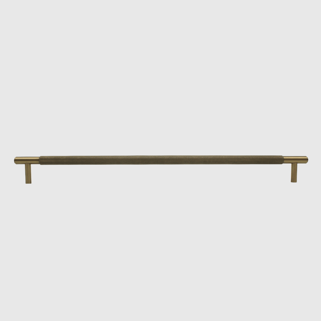 Brushed Gold - Knurled Cabinet Pull