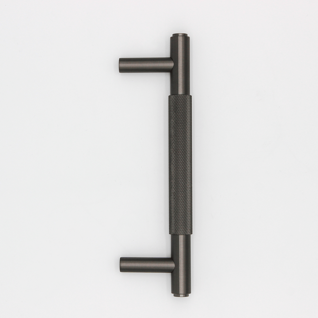 Knurled Cabinet Handle in Gunmetal | Zephra
