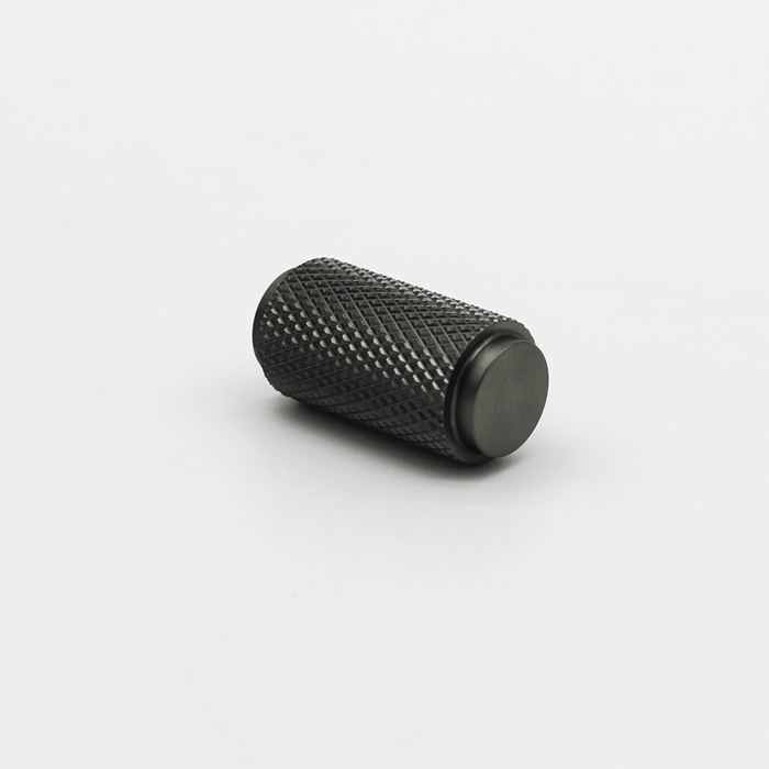 Knurled Cabinet Knob in Gunmetal | Zephra #Finish_Gunmetal