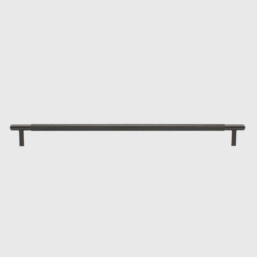 Gunmetal - Knurled Cabinet Pull