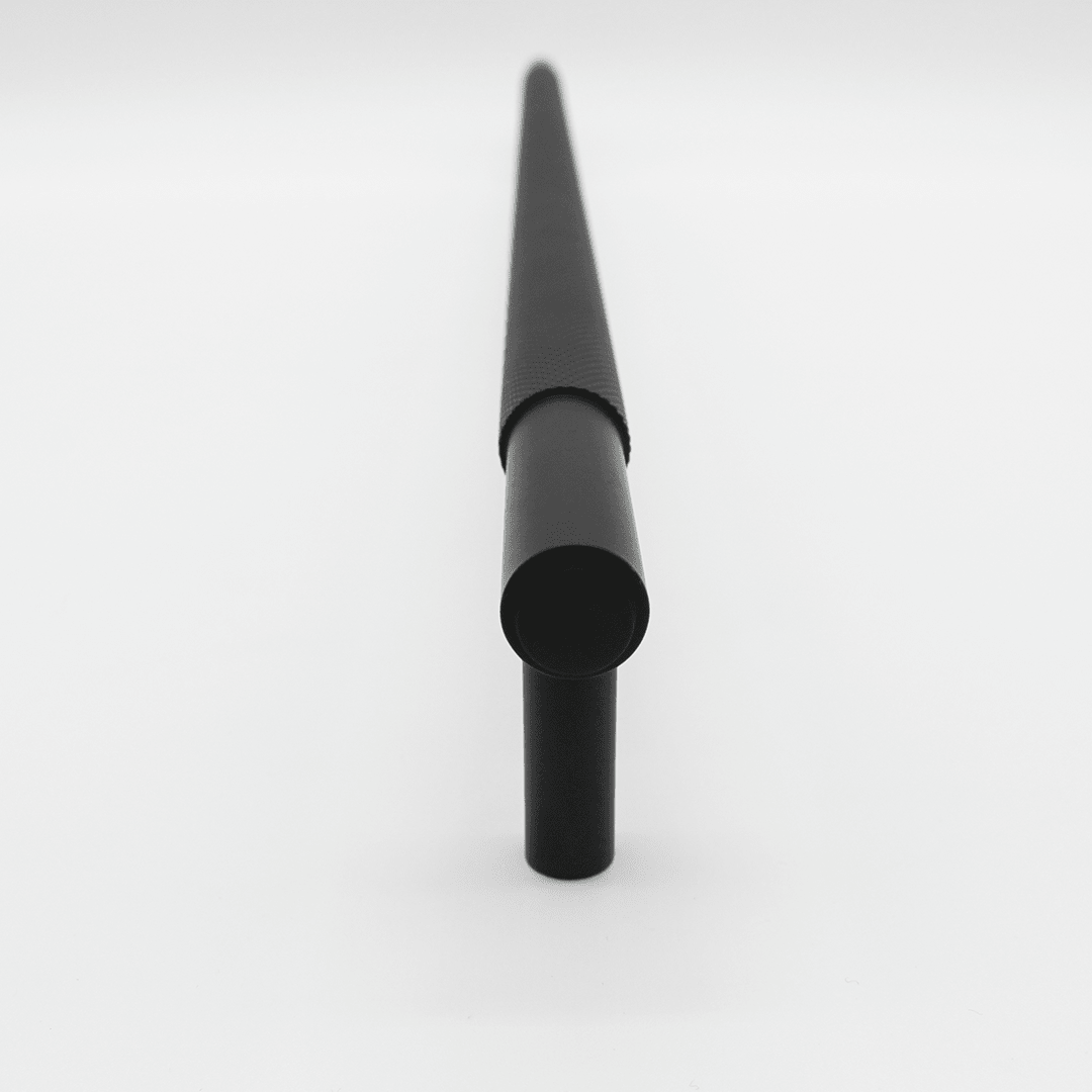 Knurled Cabinet Pull in Matte Black | Zephra